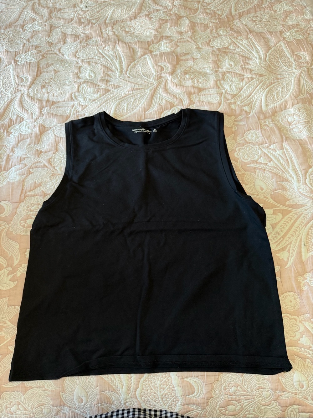 Abercrombie & Fitch Black Sleeveless Tank Top